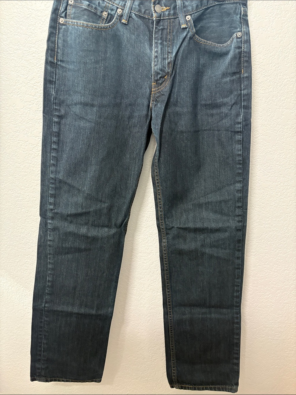 Levi's Men's Dark Blue Straight Jeans